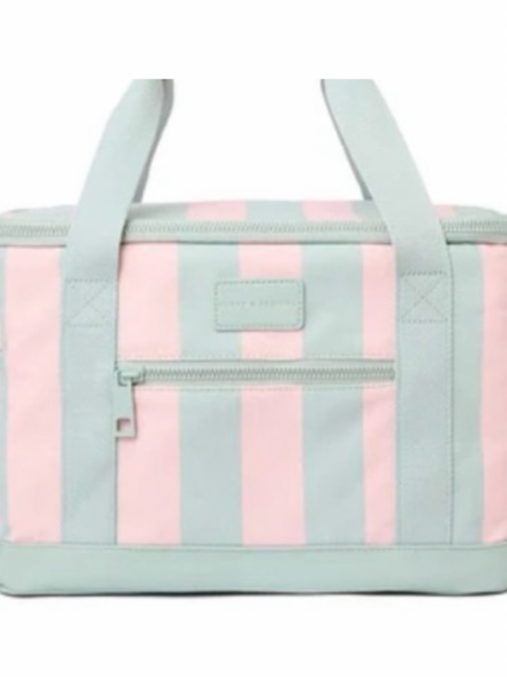 Poppy & Peonies watermelon stripe cooler bag 🏝️